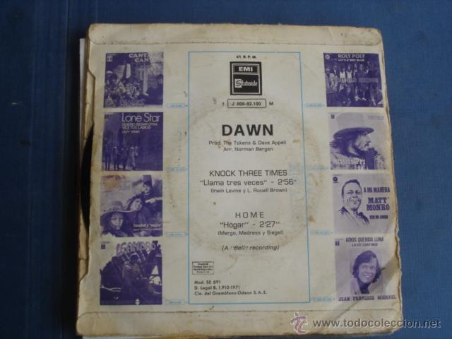 Discos de vinilo: DAWN KNOCK THREE TIMES - Foto 2