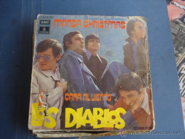 Discos de vinilo: LOS DIABLOS  MANDA CHRISTMAS - Foto 1