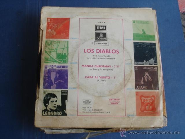 Discos de vinilo: LOS DIABLOS  MANDA CHRISTMAS - Foto 2