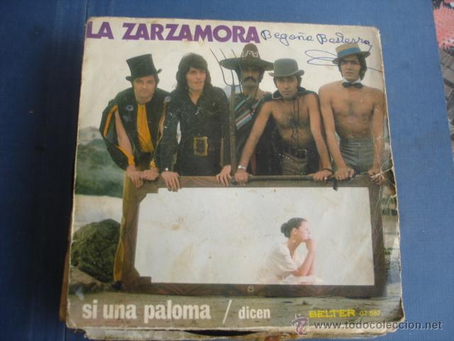 Discos de vinilo: LA ZARZAMORA  SI UNA PALOMA - Foto 1