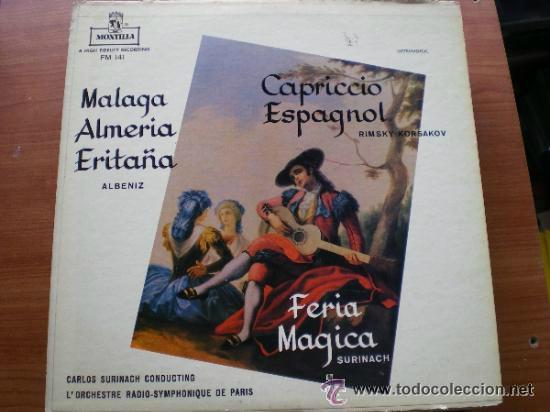 Discos de vinilo: CAPRICCIO ESPAGNOL- RIMSKY KORSAKOV - Foto 1