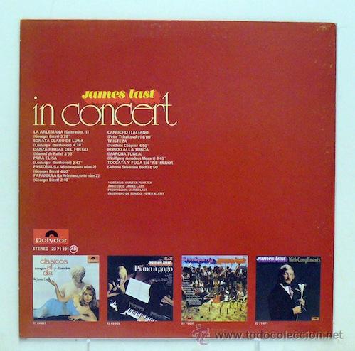Discos de vinilo: James Last - In Concert (LP Vinilo) - Foto 2