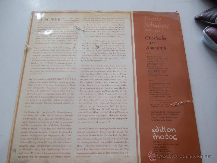 Discos de vinilo: FRANZ SCHUBERT - Foto 2
