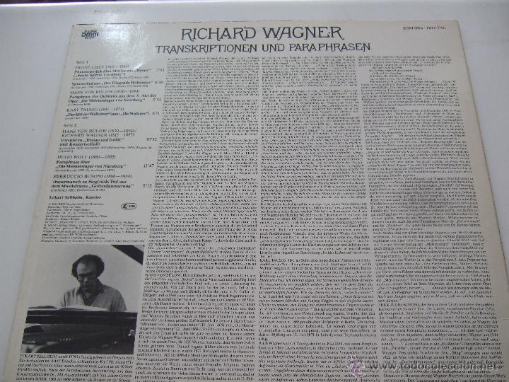 Discos de vinilo: RICHARD WAGNER - Foto 2