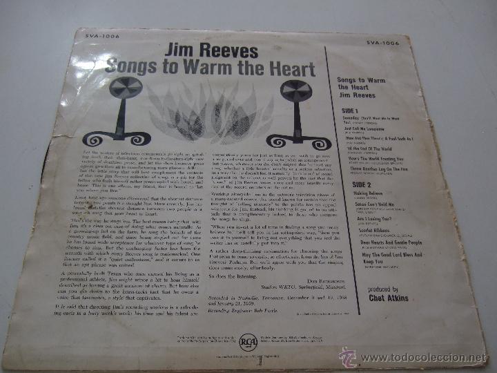 Discos de vinilo: JIM REEVES - Foto 2