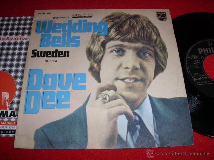 Discos de vinilo: wedding bells  dave dee 1971  single - Foto 1