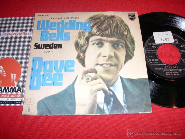 Discos de vinilo: wedding bells  dave dee 1971  single - Foto 2