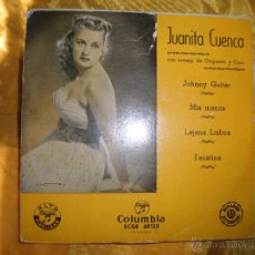 Discos de vinilo: JUANITA CRESPO. JOHNNY GUITAR + 3. EP. COLUMBIA. Lote 44190637