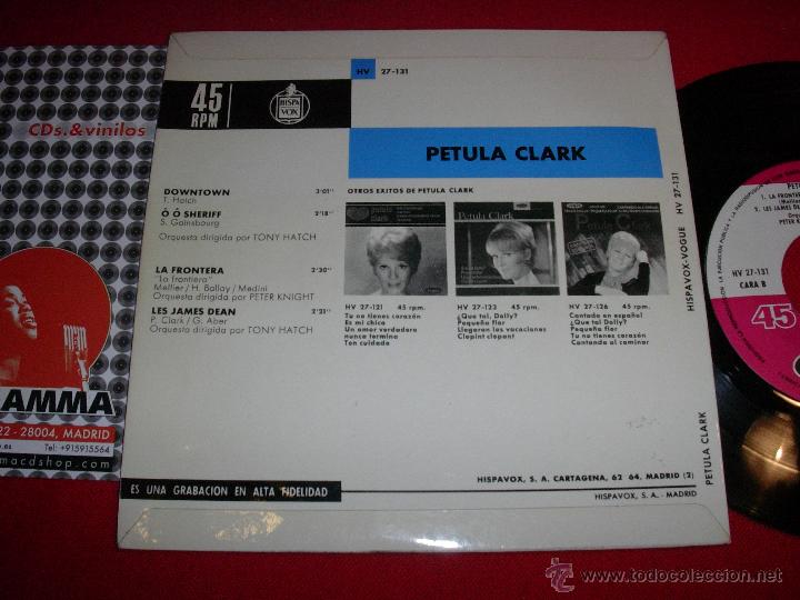 Discos de vinilo: petula clark downtown 1964  ep - Foto 2