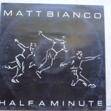 Discos de vinilo: MATT BIANCO - HALF A MINUTE. Lote 44202378