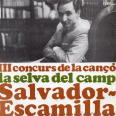 Discos de vinilo: SALVADOR ESCAMILLA, EP, UN GLOP NOMES + 3, AÑO 1964, EDIPHONE C.M.Nº 49