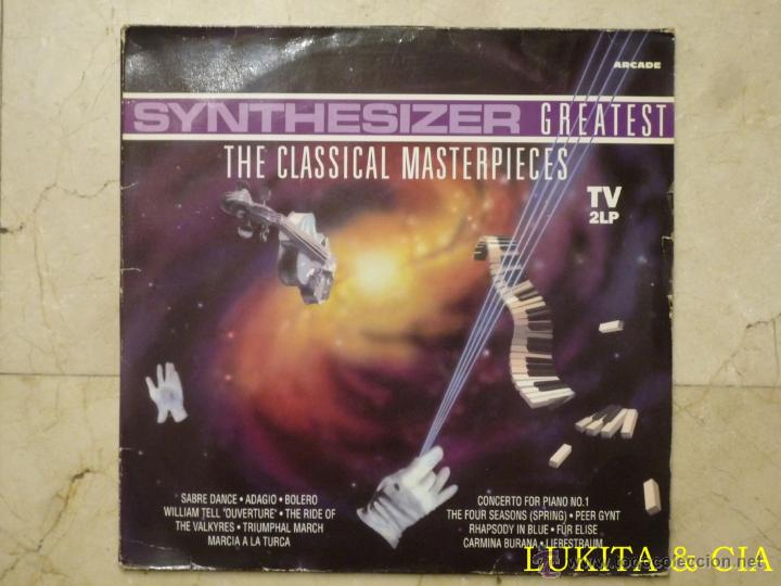 Discos de vinilo: SYNTHESIZER GREATEST - THE CLASSICAL MASTERPIECES - ARCADE 1991. - Foto 1
