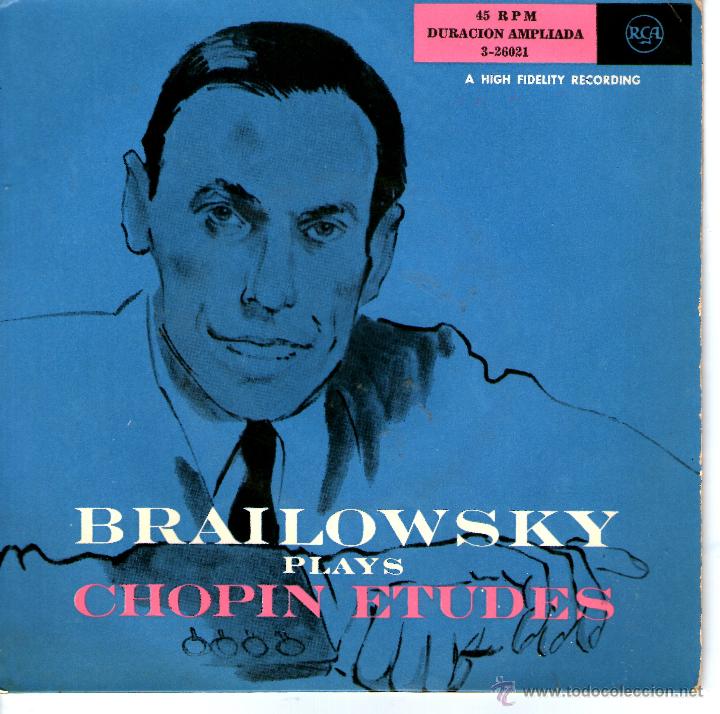 Discos de vinilo: Brailowsky. Plays chopin etudes - Foto 1
