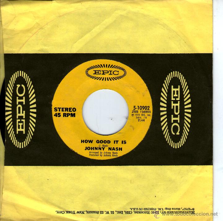 Discos de vinilo: JOHNNY NASH HOW GOOD IT IS - Foto 1