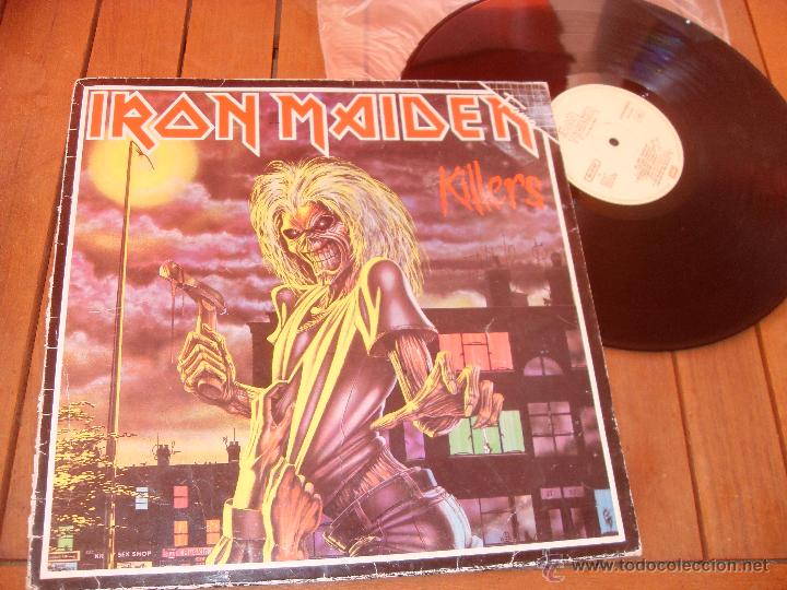 Discos de vinilo: IRON MAIDEN LP KILLERS. MADE IN SPAIN. 1981 - Foto 1