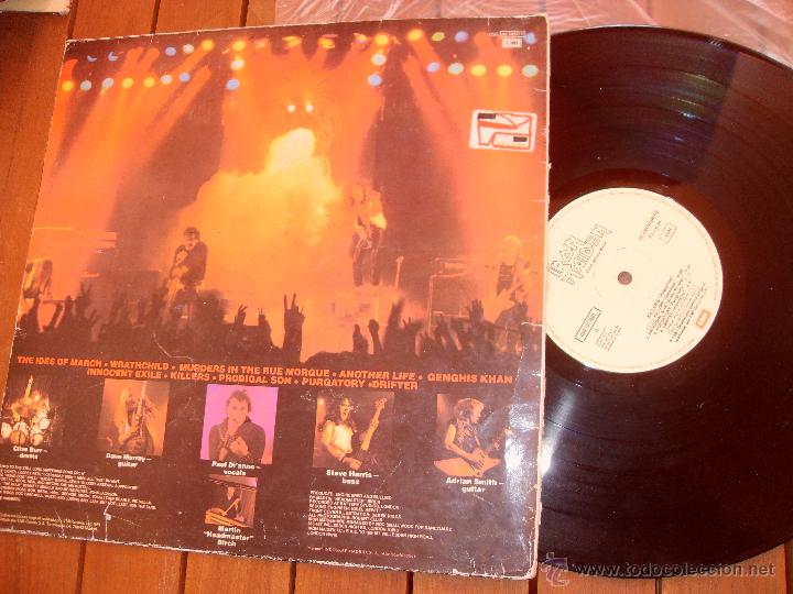 Discos de vinilo: IRON MAIDEN LP KILLERS. MADE IN SPAIN. 1981 - Foto 2