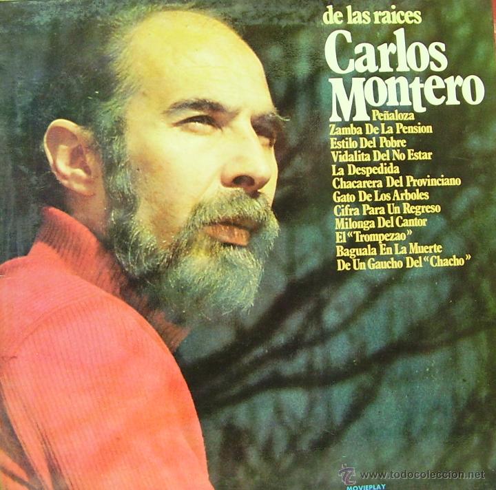 Disques de vinyle: CARLOS MONTERO- DE LAS RAICES LP DOBLE PORTADA SPAIN 1973