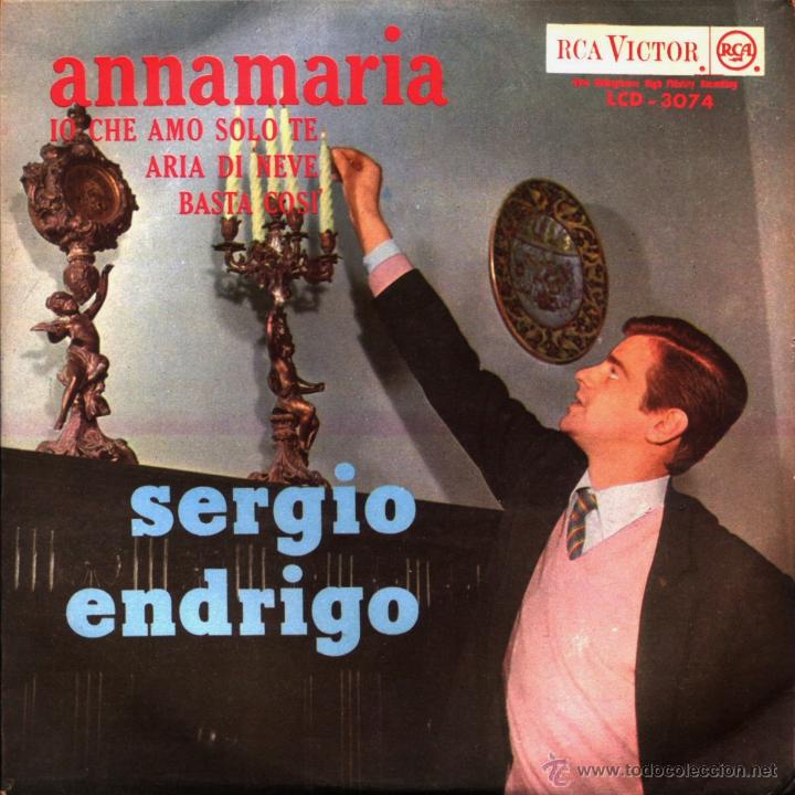 sergio endrigo - annamaria + io che amo solo te - Comprar Discos EP ...