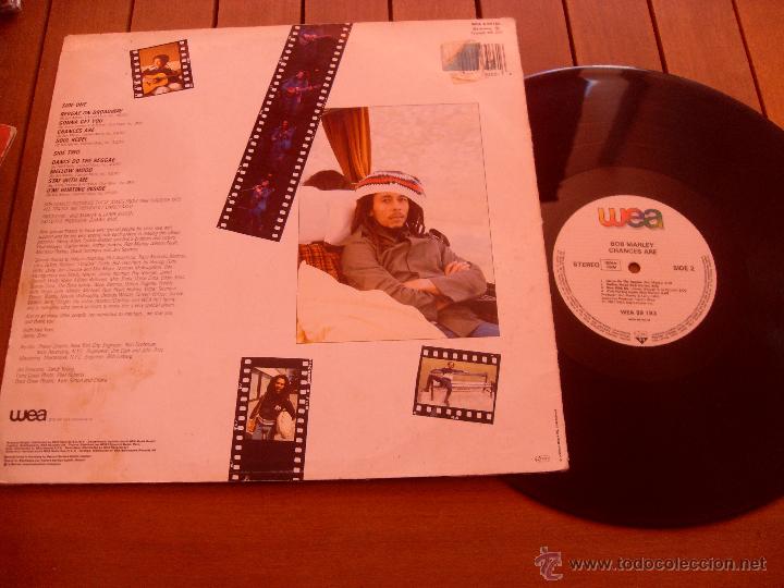 Discos de vinilo: BOB MARLEY LP CHANCES ARE. MADE IN GERMANY. 1981 - Foto 3