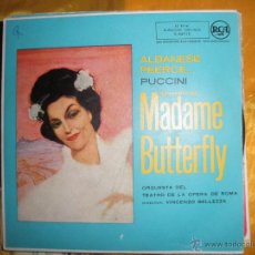 Discos de vinilo: MADAME BUTTERFLY (FRAGMENTOS). ALBANESE / PEERCE. ORQUESTA TEATRO OPERA DE ROMA. RCA