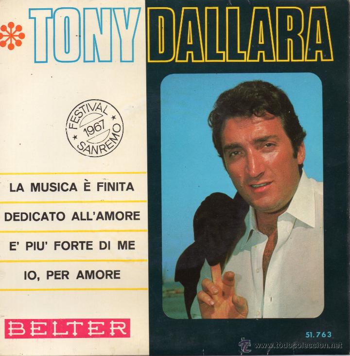 tony dallara festival san remo 1967, ep, la m Comprar Discos EP