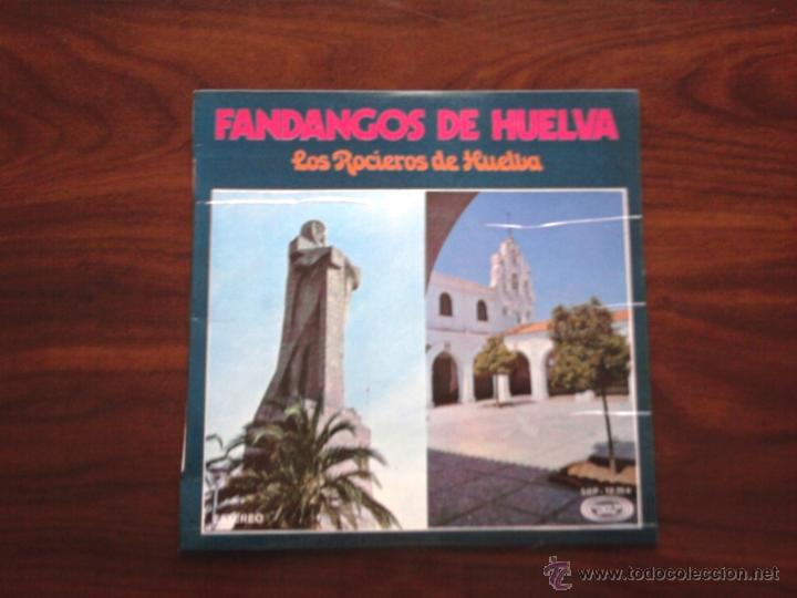 Discos de vinilo: FANDANGOS DE HUELVA ( LOS ROCIEROS DE HUELVA ) - Foto 1