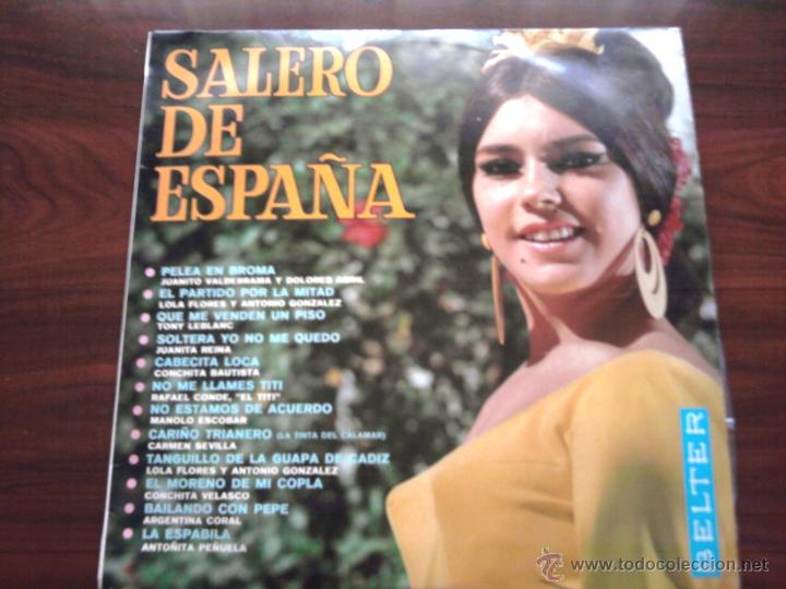 Discos de vinilo: DISCO DE VINILO: SALERO DE ESPA&Ntilde;A - Foto 1
