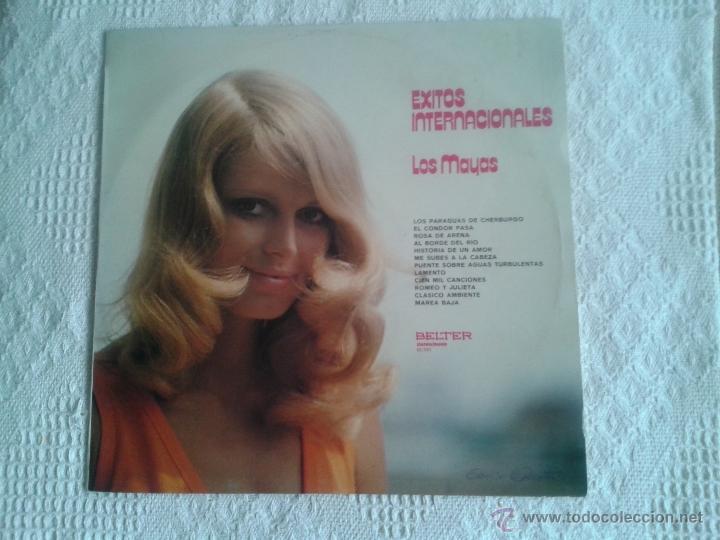 Discos de vinilo: LOS MAYAS EXITOS INTERNACIONALES. DISCO DE VINILO LP BELTER - Foto 1