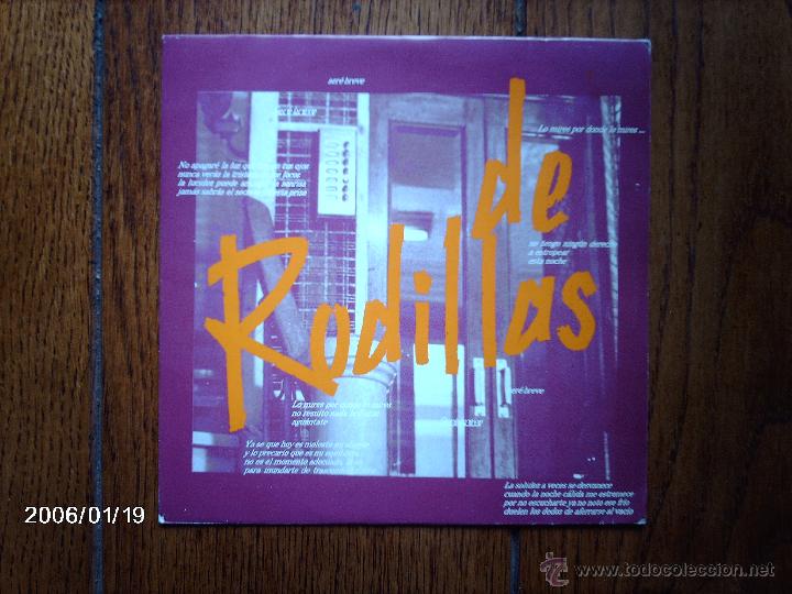 Vinyl-Schallplatten: de rodillas  -  ser&eacute; breve  +  llegar tarde