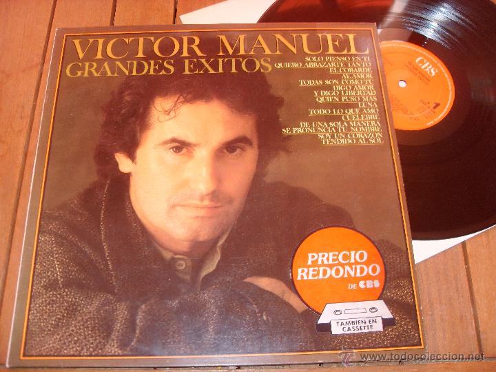 Discos de vinilo: VICTOR MANUEL LP GRANDES EXITOS MADE IN SPAIN. 1982 - Foto 1
