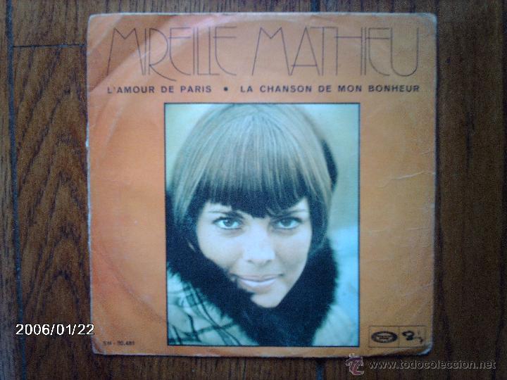 Discos de vinilo: mireille mathieu - l&acute;amour de paris + la chanson de mon bonheur - Foto 1