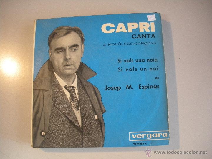 Discos de vinilo: MAGNIFICO SINGLE DE - CAPRI - - Foto 1