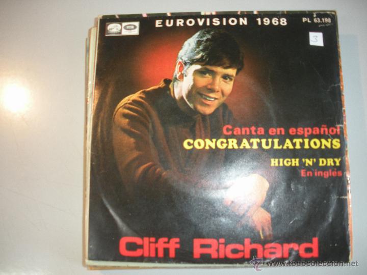Discos de vinilo: MAGNIFICO SINGLE DE .- CLIFF - RICHARD - - Foto 1