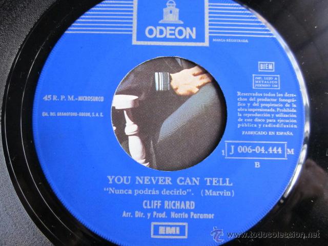 Discos de vinilo: CLIFF RICHARD - GOODBYE SAM,HELLO SAMANTHA - SPANISH PRESS FROM 1970. - Foto 4