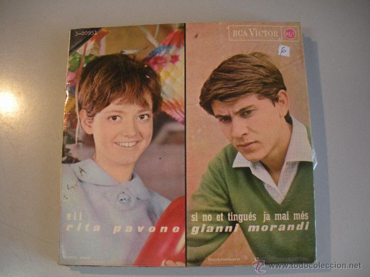 Discos de vinilo: MAGNIFICO SINGLE DE - RITA PAVONE & GIANNI MORANDI - Foto 1