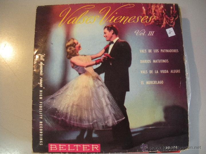 Discos de vinilo: MAGNIFICO SINGLE DE VALSES - VIENESES - - Foto 1