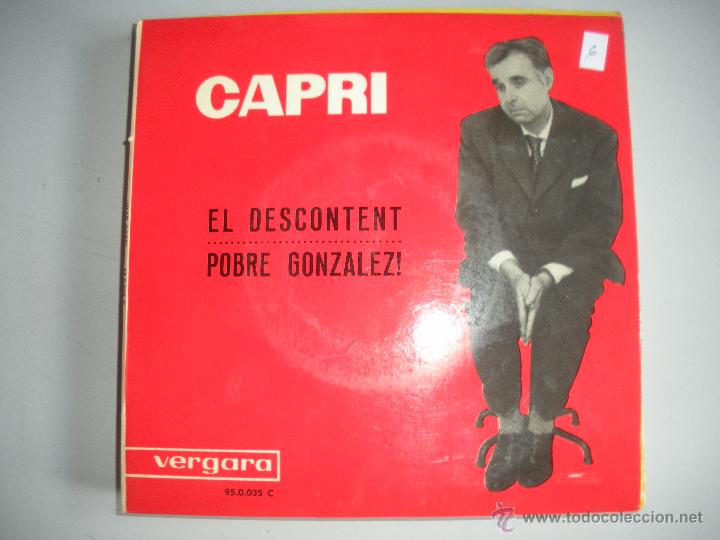 Discos de vinilo: MAGNIFICO SINGLE DE JOAN CAPRI - - Foto 1