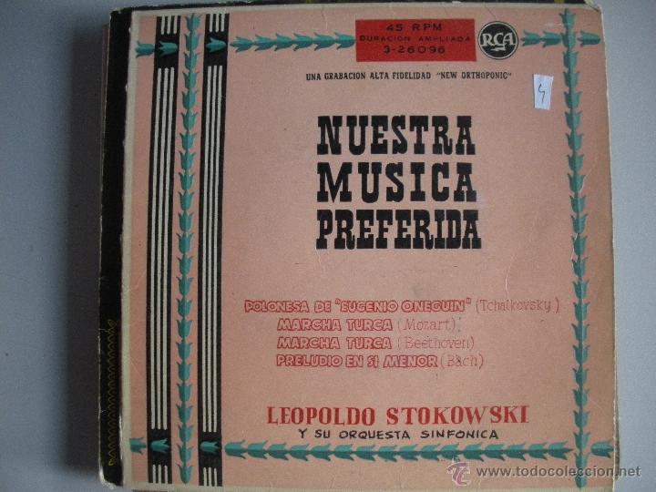 Discos de vinilo: MAGNIFICO SINGLE DE - NUESTRA - MUSICA - PREFERIDA - - Foto 1