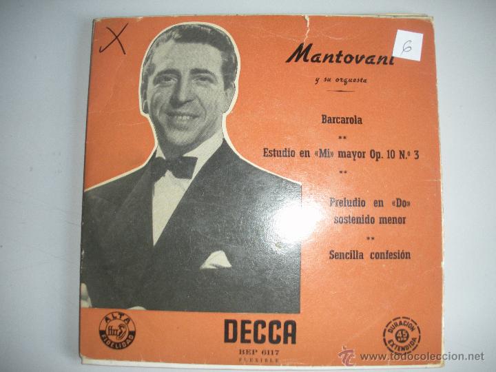 Discos de vinilo: MAGNIFICO SINGLE DE - MANTOVANI - - Foto 1
