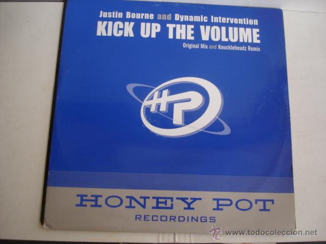 Discos de vinilo: JUSTIN BOURNE & DYNAMIC INTERVENTION   KICK UP THE VOLUME - Foto 1