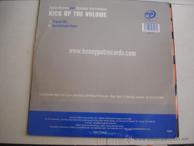 Discos de vinilo: JUSTIN BOURNE & DYNAMIC INTERVENTION   KICK UP THE VOLUME - Foto 2