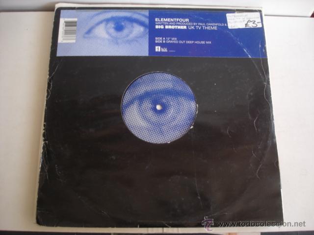 Discos de vinilo: ELEMENTFOUR   BIG BROTHER UK TV THEME - Foto 1