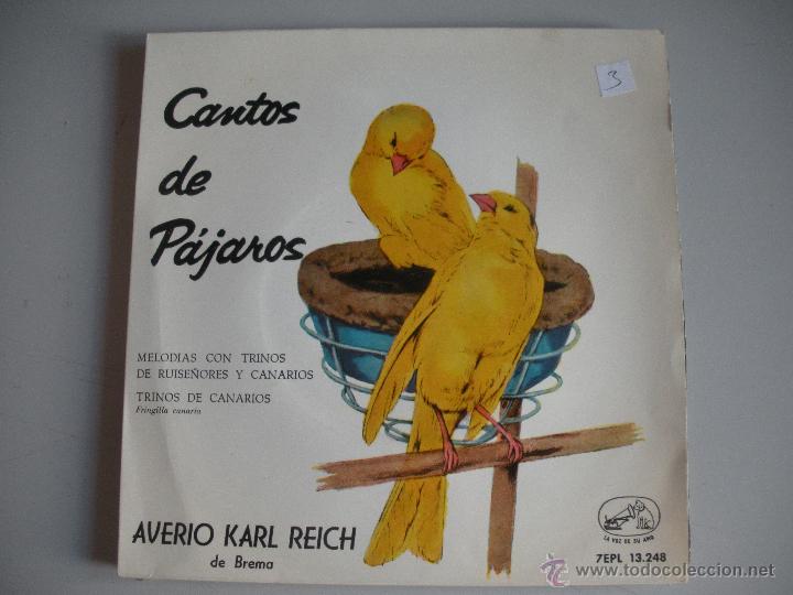 Discos de vinilo: MAGNIFICO SINGLE DE - CANTOS DE PAJAROS - - Foto 1