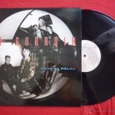 Disques de vinyle: LP- LA GUARDIA - CONTRA RELOJ -(ZAFIRO,1993) - CONTIENE HOJA CON LAS LETRAS DE LAS CANCIONES. Lote 44355115
