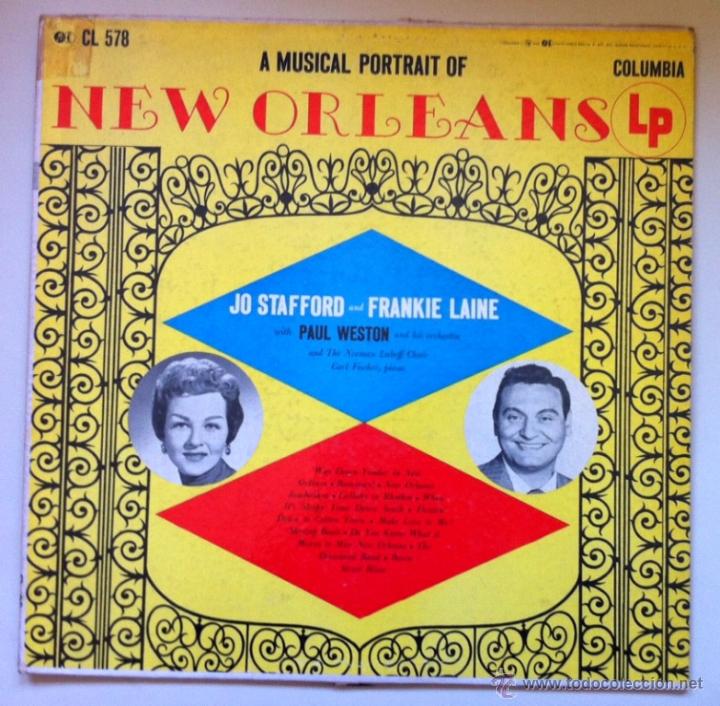Discos de vinilo: A MUSICAL PORTRAIT OF NEW ORLEANS - JO STAFFORD, FRANKIE LAINE, PAUL WESTON - Foto 1 - 44356873