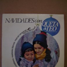 Discos de vinilo: NAVIDADES CON QUETA & TEO - VILLANCICOS CASTELLANOS Y 3 MÁS. Lote 44357208