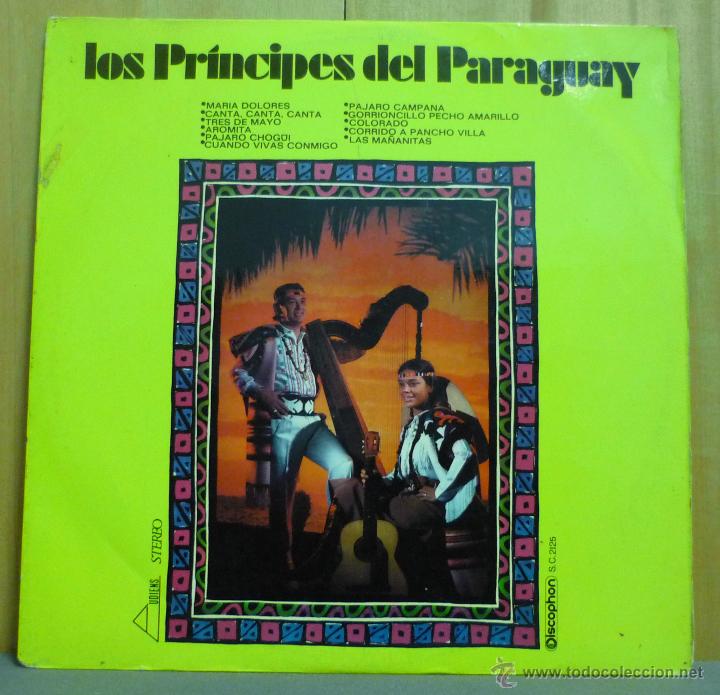 Disques de vinyle: Los Pr&iacute;ncipes Del Paraguay - Los Pr&iacute;ncipes Del Paraguay - LP Discophon - S.C.2125 - Espa&ntilde;a 1971