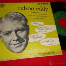 Discos de vinilo: COLUMBIA CONCERT ORCHESTRA&NELSON EDDY TREES/BERCEUSE(FROM JOCELYN)/A PERFECT DAY +1 EP COLUMBIA USA