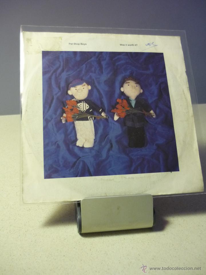 Discos de vinilo: PET SHOP BOYS  WAS IT WORTH IT? SINGLE - Foto 1