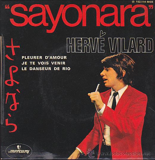 Discos de vinilo: EP  HERVE VILARD  SAYONARA - Foto 1